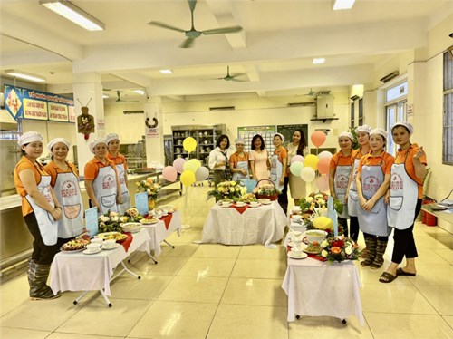 Trường mn thị trấn trâu quỳ tổ chức cuộc thi nhân viên nuôi dưỡng giỏi cấp trường